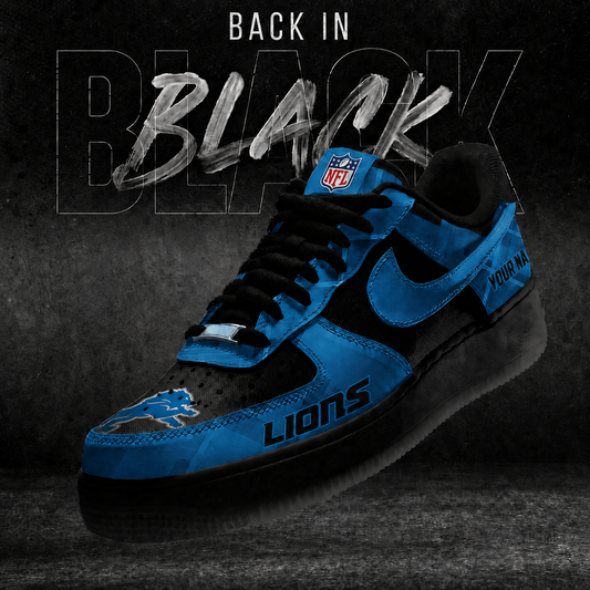 DL x NFL Back In Black V2 AF1 Sneakers  270626
