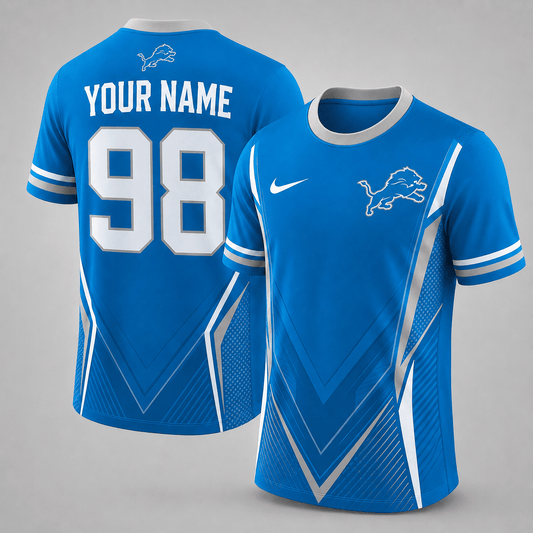 DL x NFL Custom Name Number Personalized Athletic T-Shirt