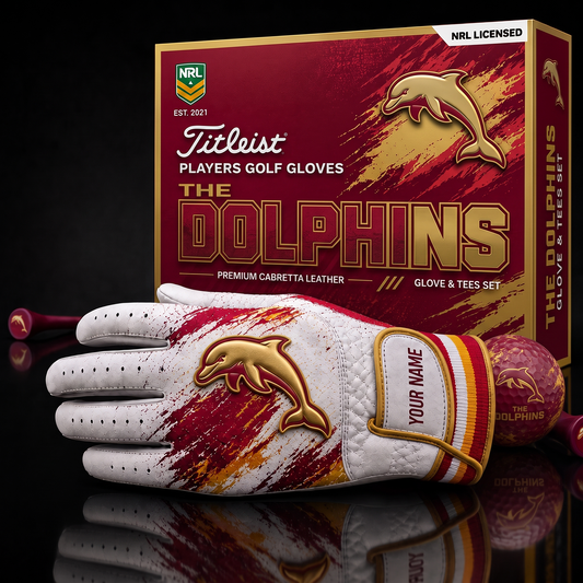 DOL LUXURY PERSONALIZED GOLF GLOVE SET LIMITED EDTION
