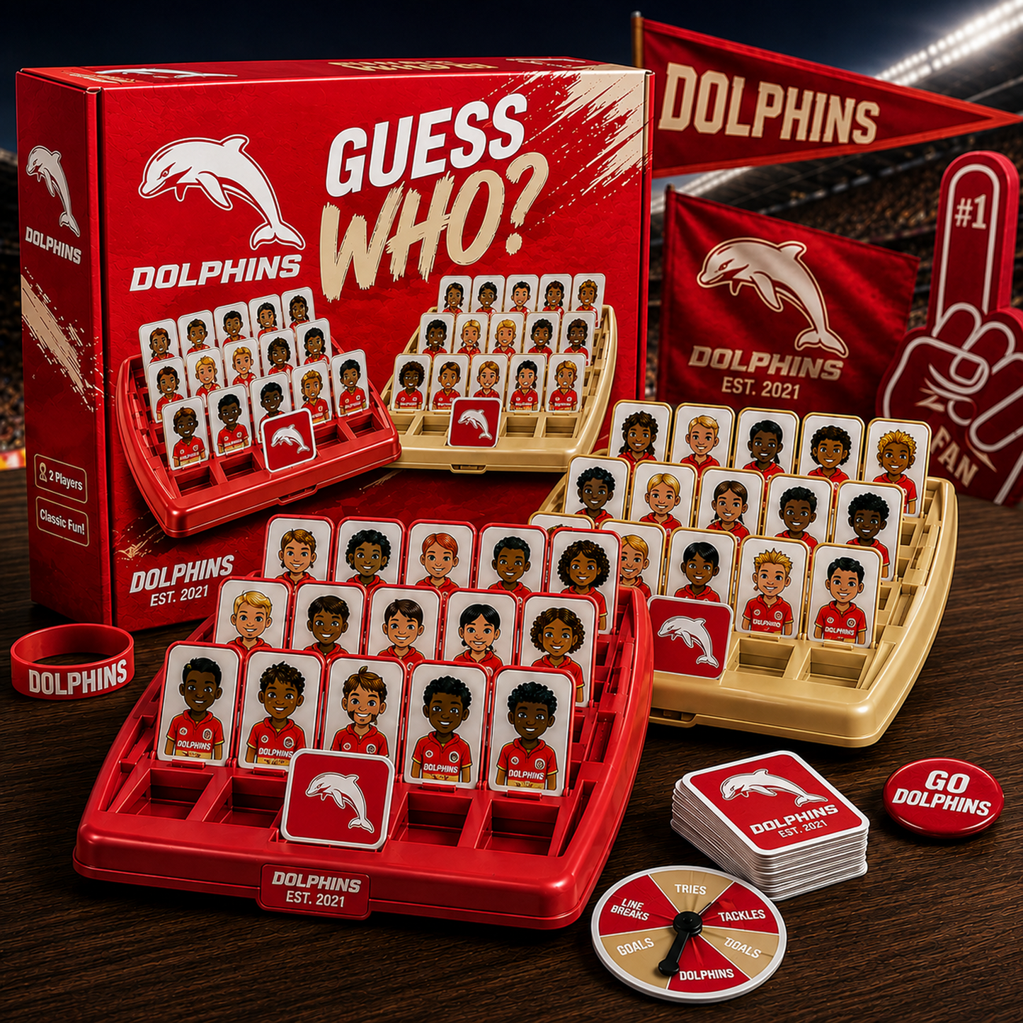 DOL X NRL ELITE FAN GUESS WHO BOARD GAME – COLLECTOR EDITION
