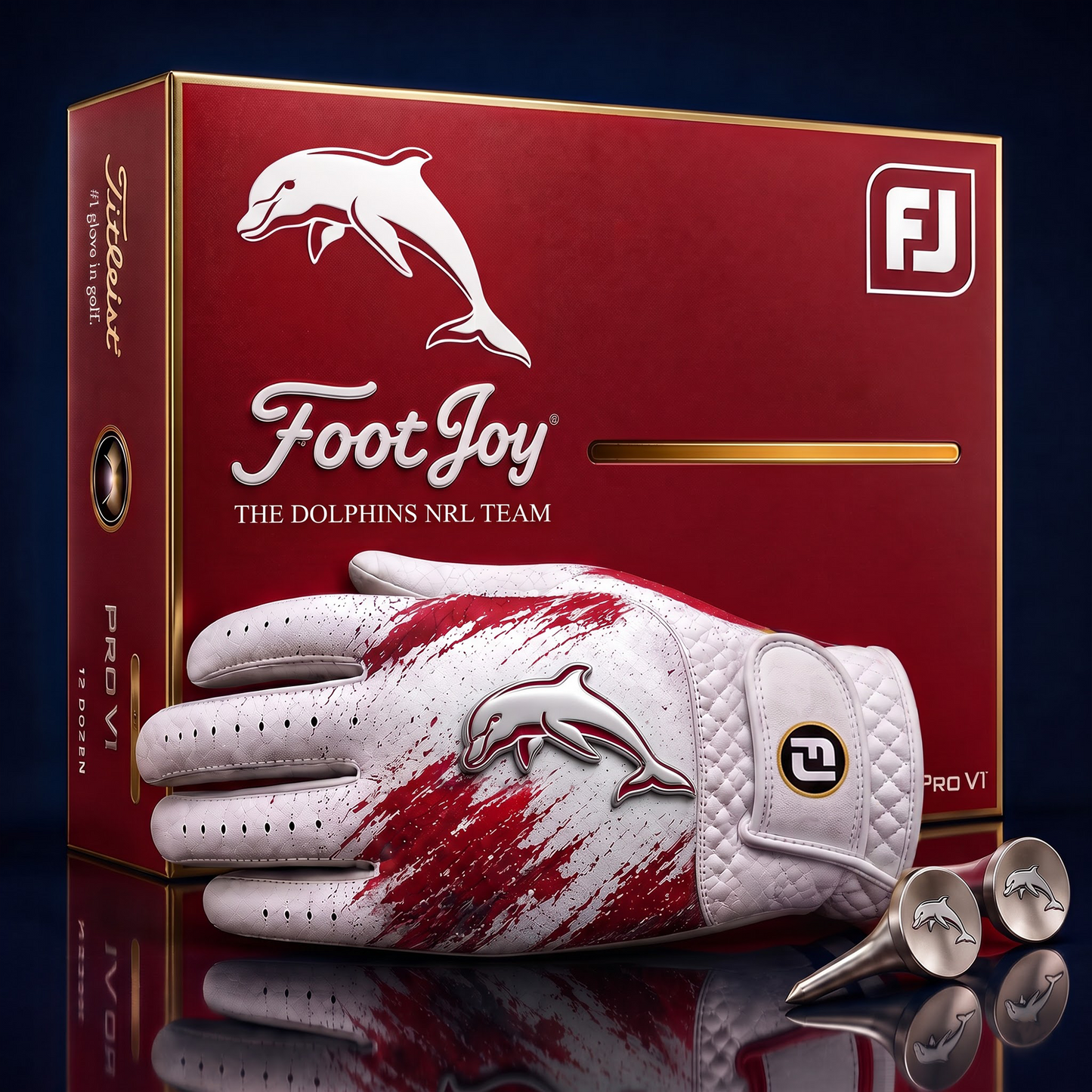 DOL_SIGNATURE NRL DELUXE PERSONALIZED GOLF GLOVE SET LIMITED EDITION