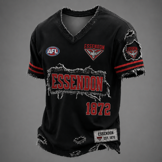 ESS x AFL LUXURY V-Neck T-Shirt