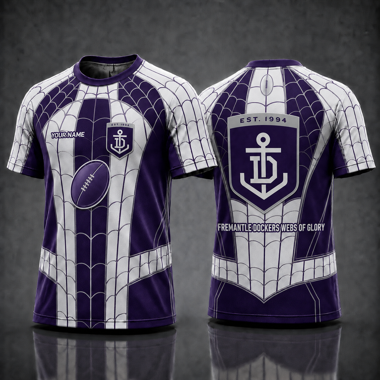 FRE AFL x Spider Personalized T-Shirt – Premium Limited Edition Gift for Football Fans