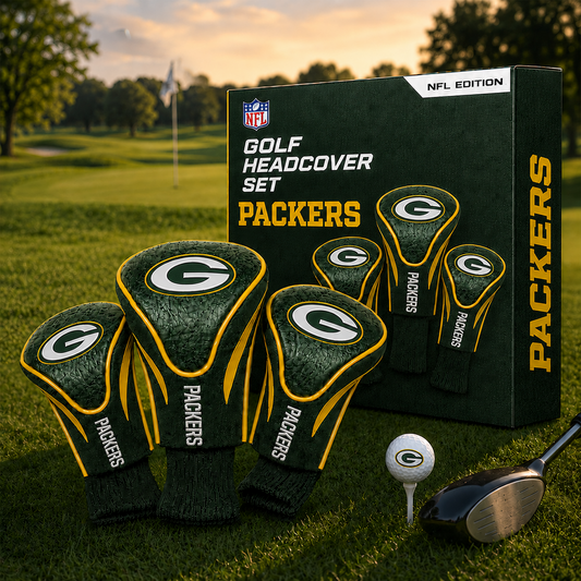 GB Team Golf NFL 3-Pack Contour Sock Headcovers