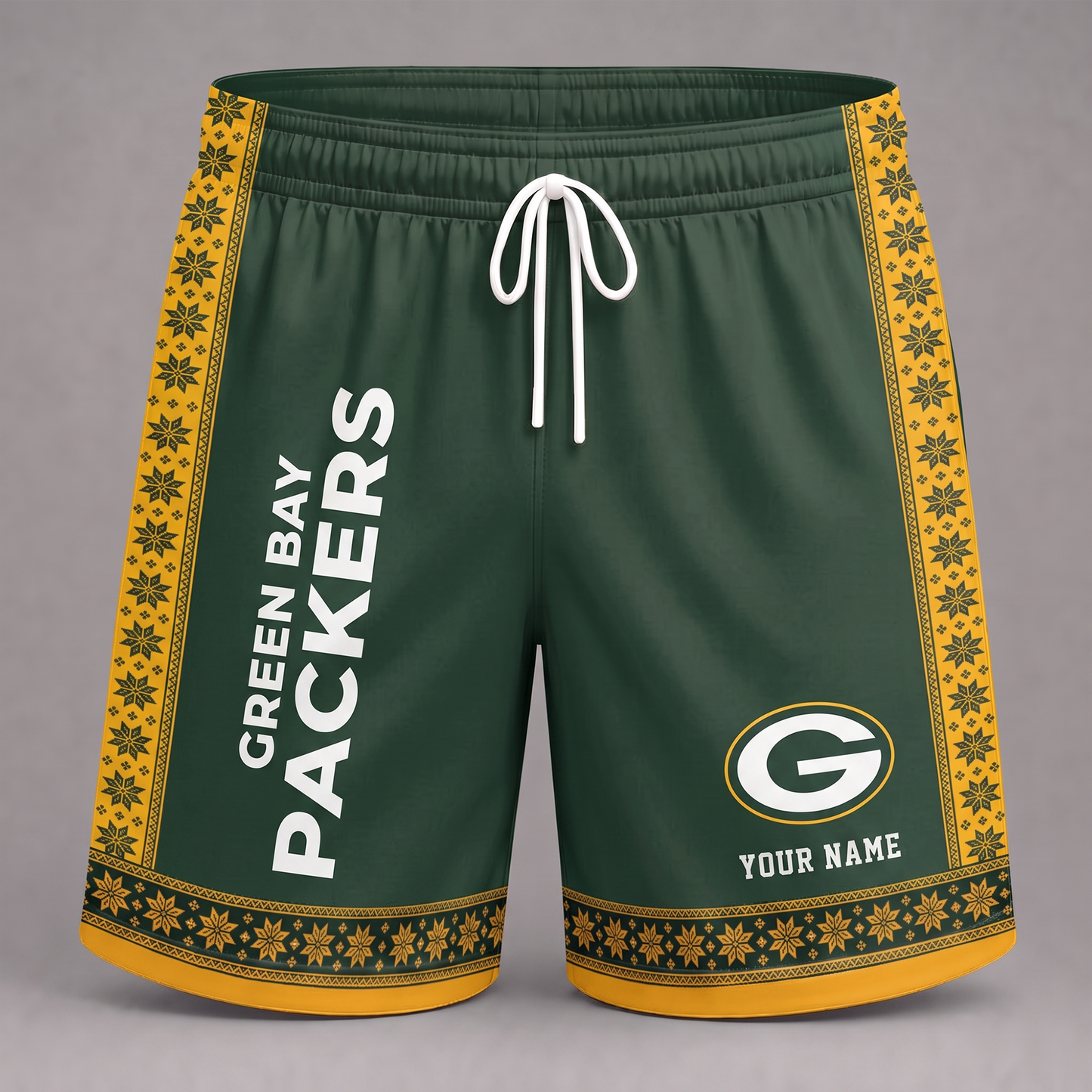 GB X NFL New Pattern Short Pants Custom Any Name