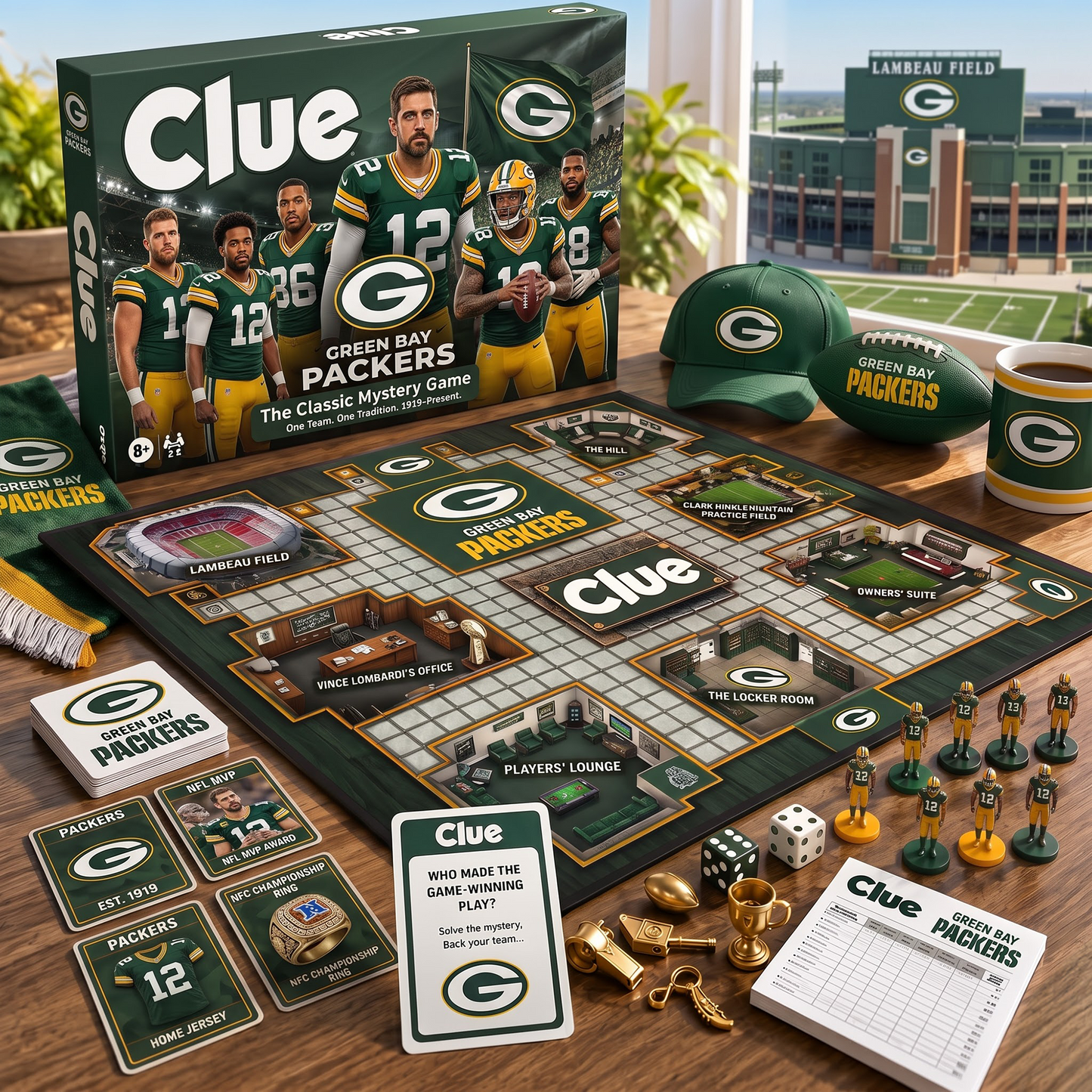 GB X NFL THE MATCHDAY MYSTERY – PREMIUM COLLECTOR BOARD GAME