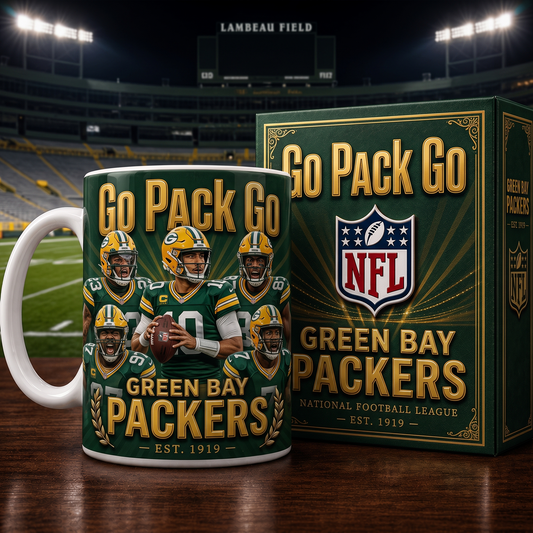 GB X NFL commemorative ceramic mug 2007