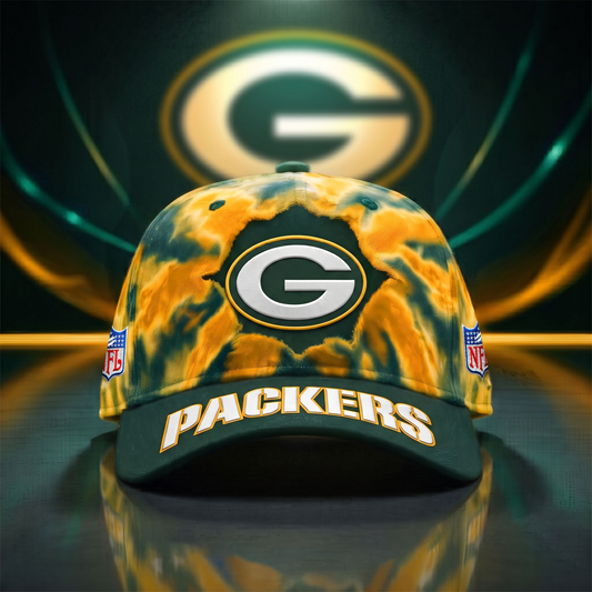 GB x NFL Game Day Tie Dye Cap