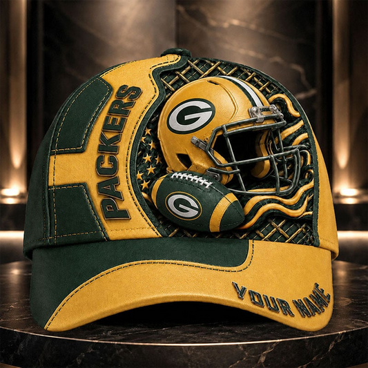 GBP _NFL Legacy 3D Premium Leather Cap – Personalized Edition