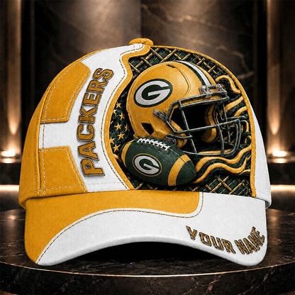 GBP _NFL Legacy 3D Premium Leather Cap – Personalized Edition