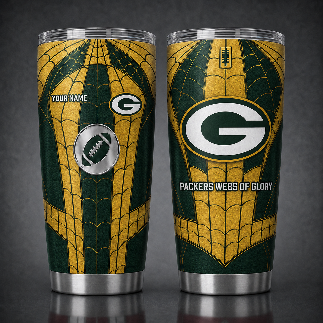 GBP NFL x Spider Premium Classic Tumbler Limited Edition Gift for Football Fans