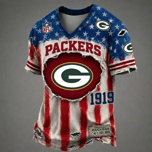 GBP x NFL American Flag Luxury Classic T-shirt 252606