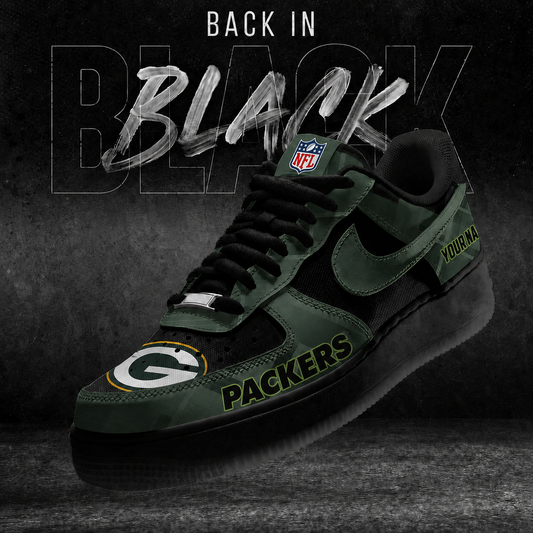 GBP x NFL Back In Black V2 AF1 Sneakers  270626