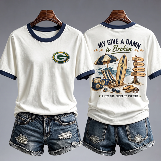 GBP x NFL My Give A Damn Is Broken Shirt