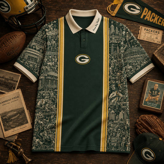 GBP_NFL Heritage Polo Shirt Gifts For Fan - Limited Edition