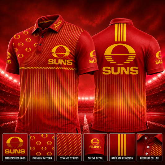 GCS X PREMIUM AFL EXCLUSIVE POLO SHIRT LIMITED EDITION V2