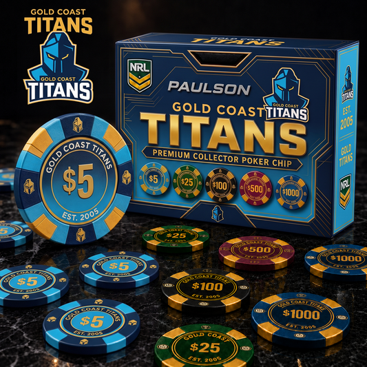 GCT X NRL Personalized Premium Poker Chip Gift