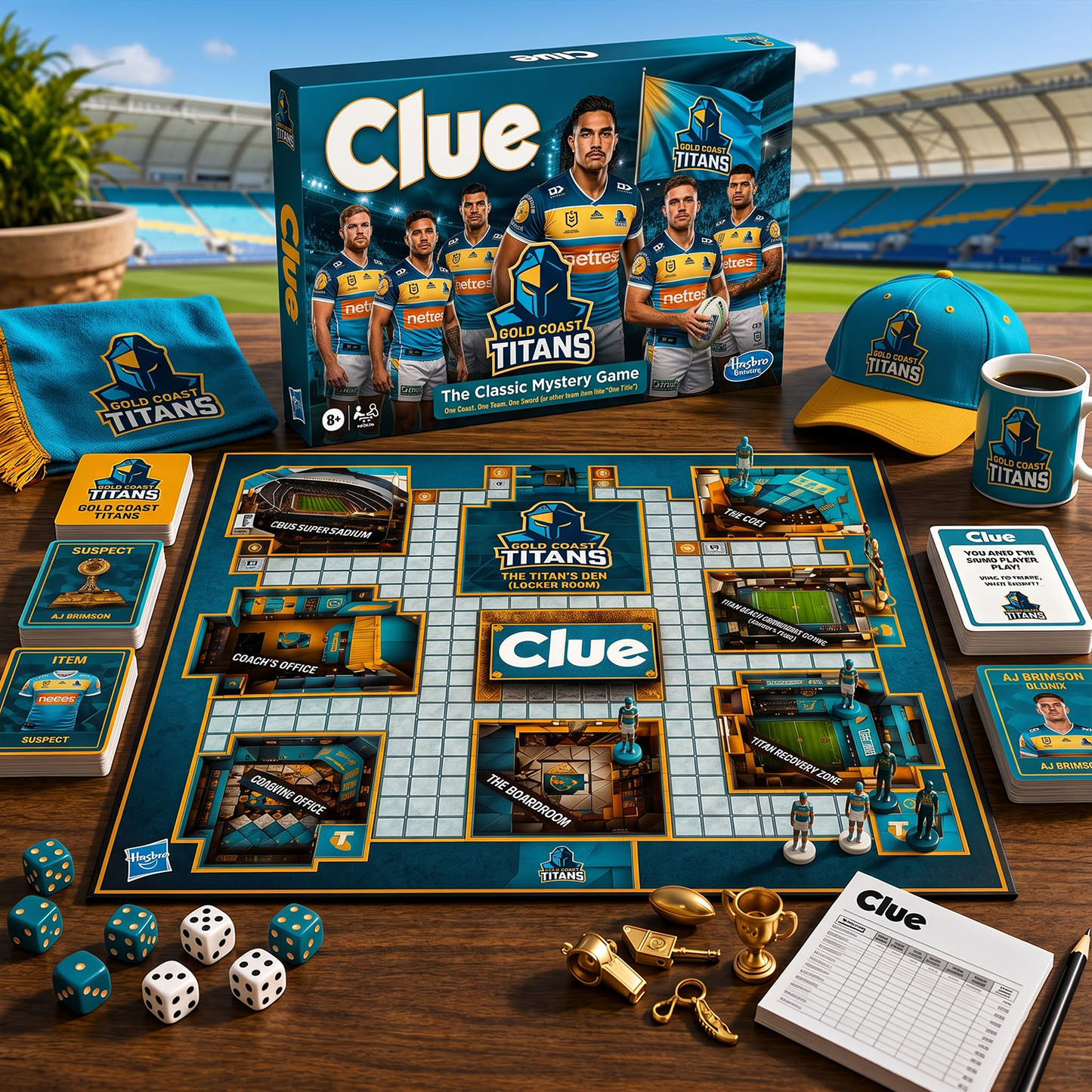 GCT X Premium NRL Hasbro Collector’s Edition Board Game