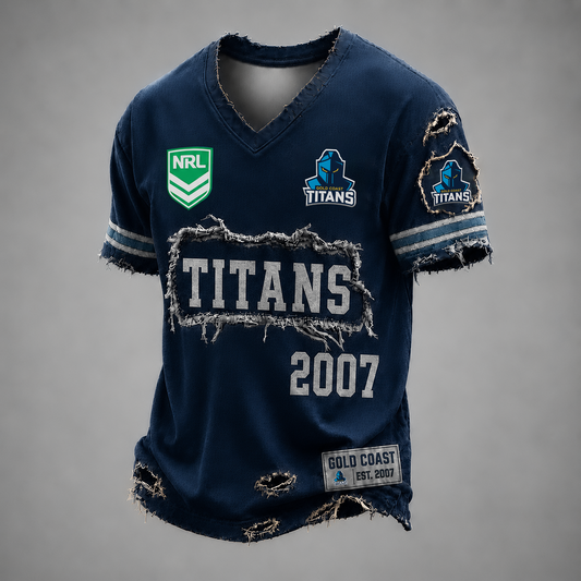 GCT x NRL LUXURY V-Neck T-Shirt 0306 DatND DVT