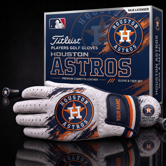 HA_MLB LUXURY PERSONALIZED GOLF GLOVE SET LIMITED EDTION