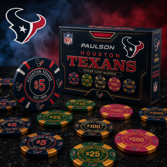 HOU X NFL Personalized Premium Poker Chip Gift