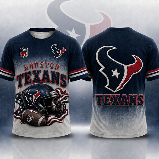HOU X NFL Premium Victory Series 3D T-Shirt 2107