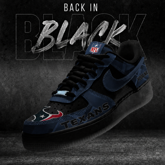 HT x NFL Back In Black V2 AF1 Sneakers  270626
