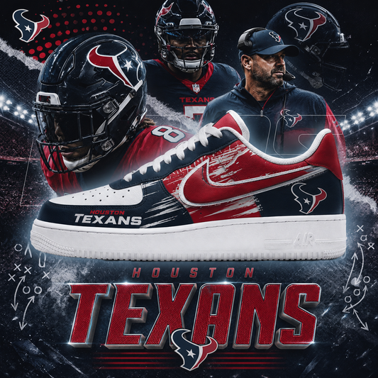 HT  x NFL Luxury AF1 Sneakers