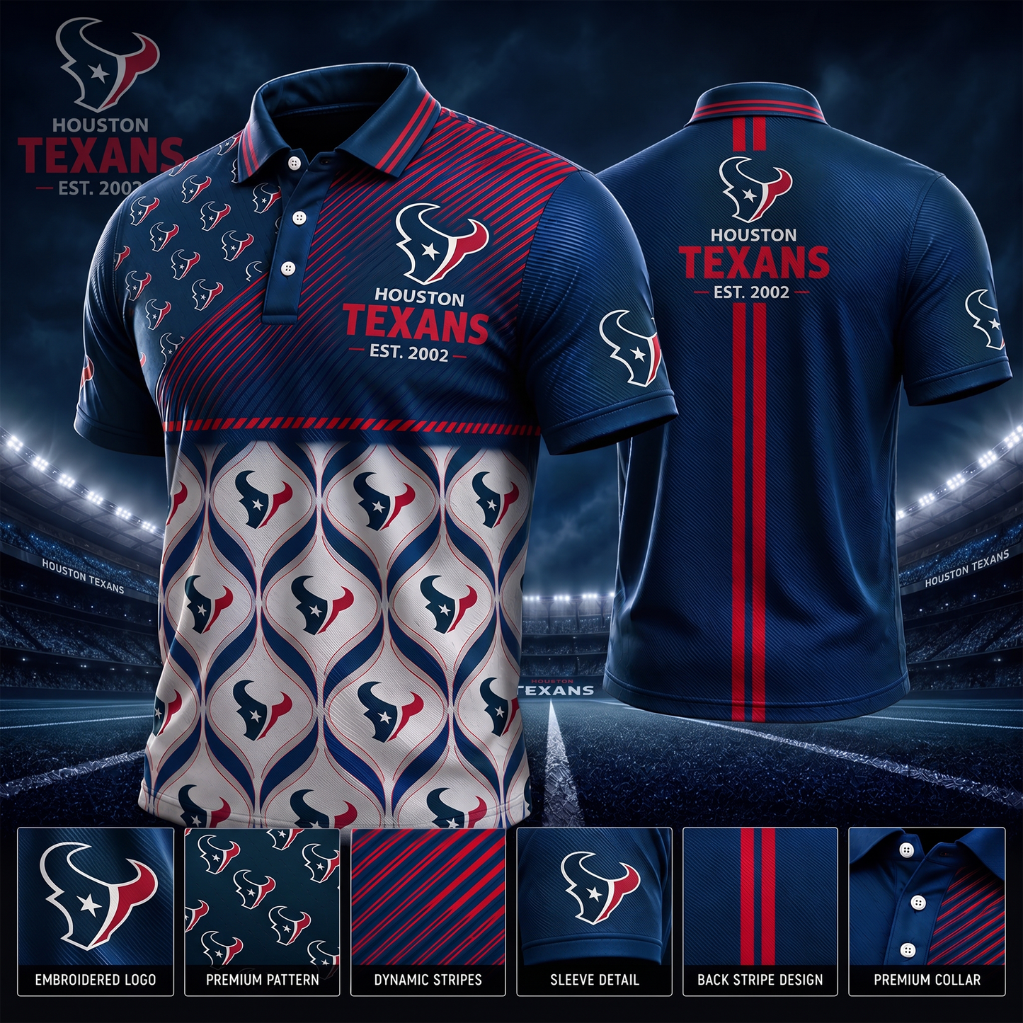 HT_PREMIUM NFL  EXCLUSIVE POLO SHIRT LIMITED EDITION 200726