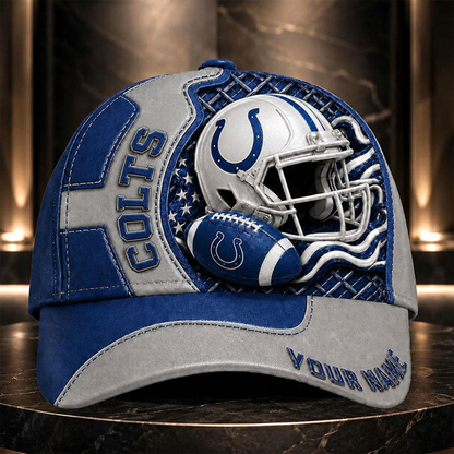 IC _NFL Legacy 3D Premium Leather Cap – Personalized Edition