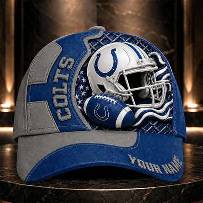 IC _NFL Legacy 3D Premium Leather Cap – Personalized Edition