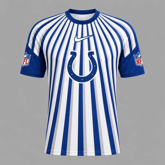 IC Premium NFL Men’s Athletic Vertical Stripe T-Shirt