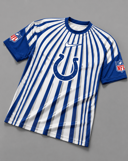 IC Premium NFL Men’s Athletic Vertical Stripe T-Shirt