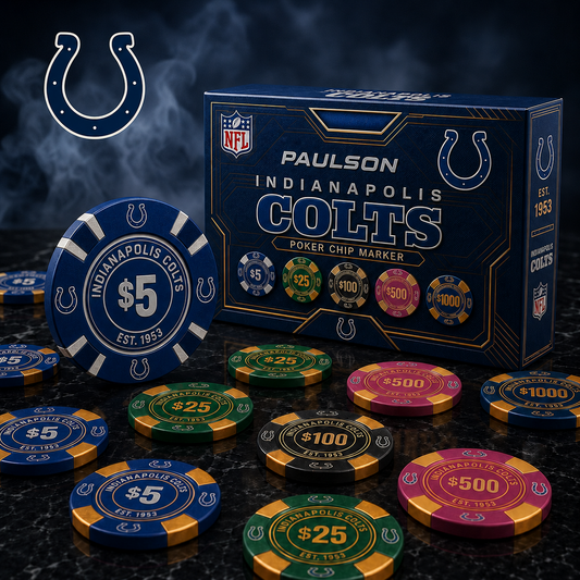 IND X NFL Personalized Premium Poker Chip Gift