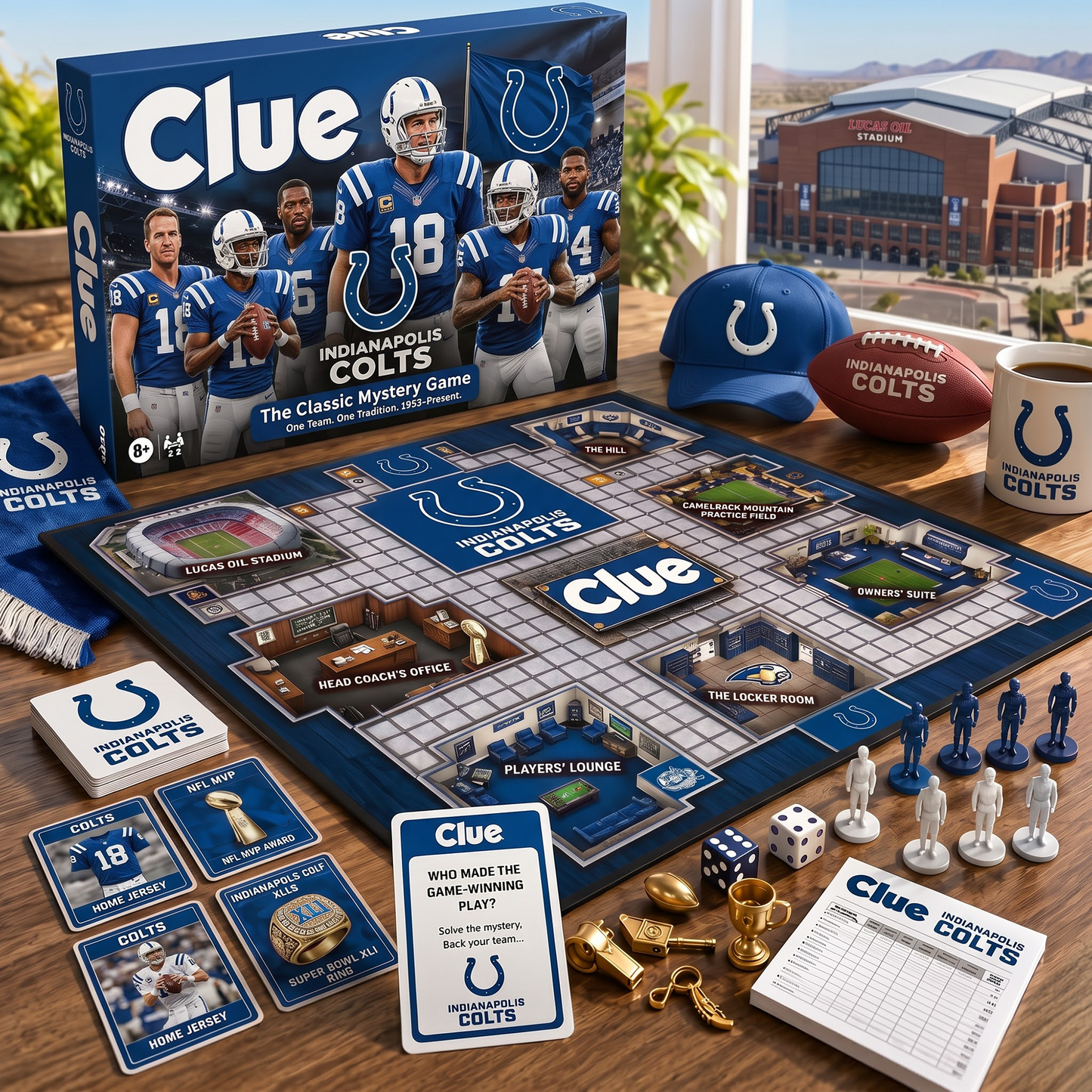 IND X NFL THE MATCHDAY MYSTERY – PREMIUM COLLECTOR BOARD GAME