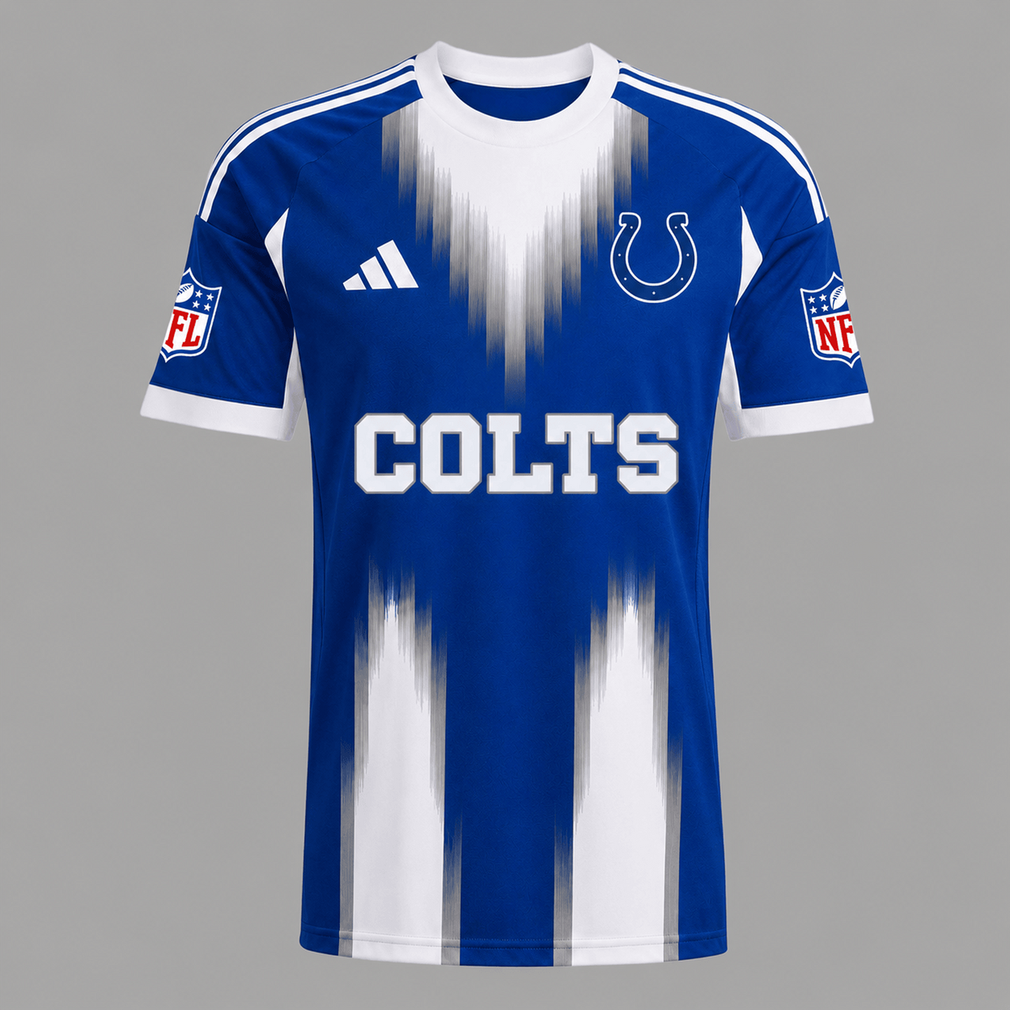 IND X Premium NFL Men’s Athletic Brush Stripe T-Shirt