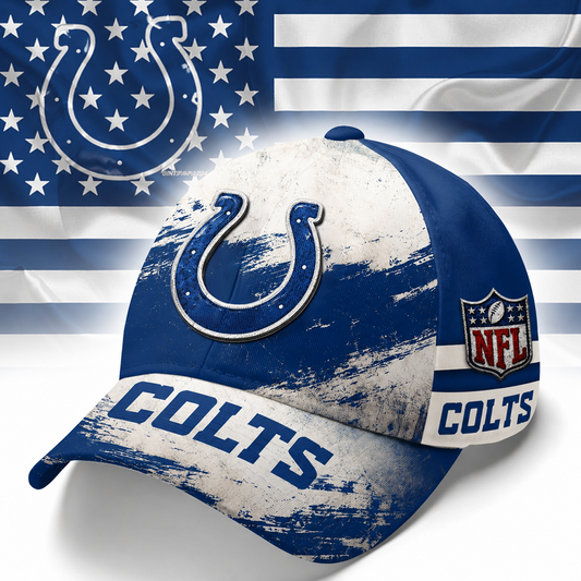 IND  x NFL Grunge Style Team Premium Cap 0207