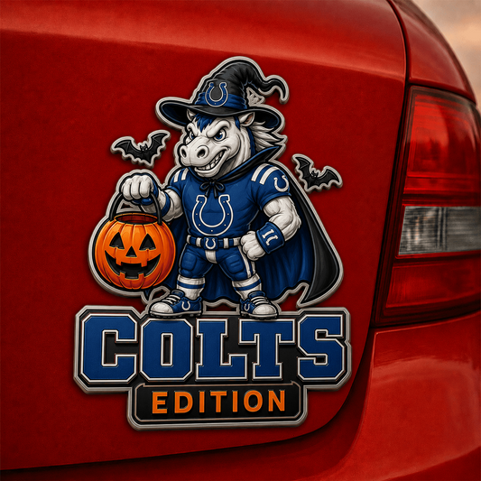 IND x NFL Halloween Edition Car Namge Badge