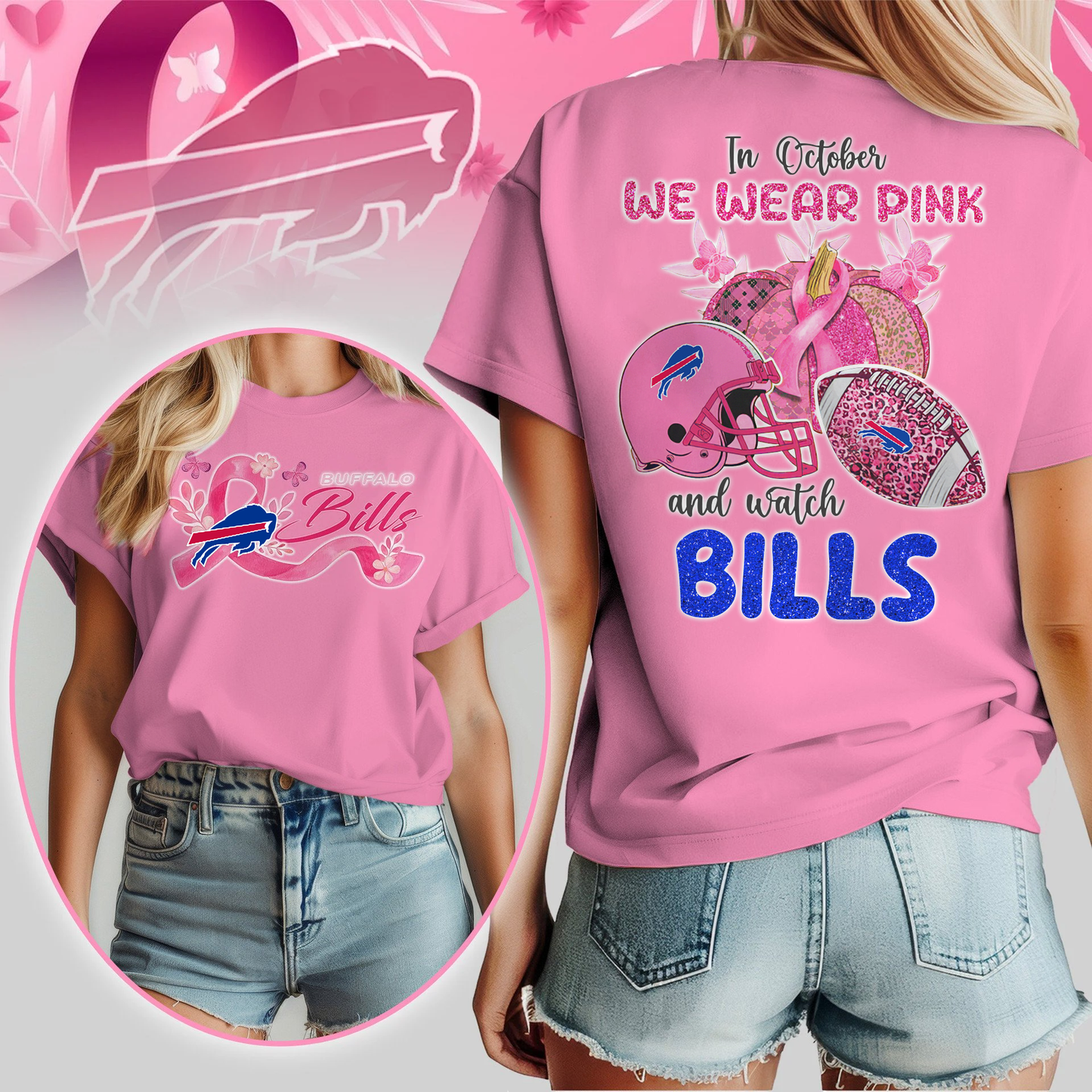 In October We Wear Pink And Watch BB Shirt  300626