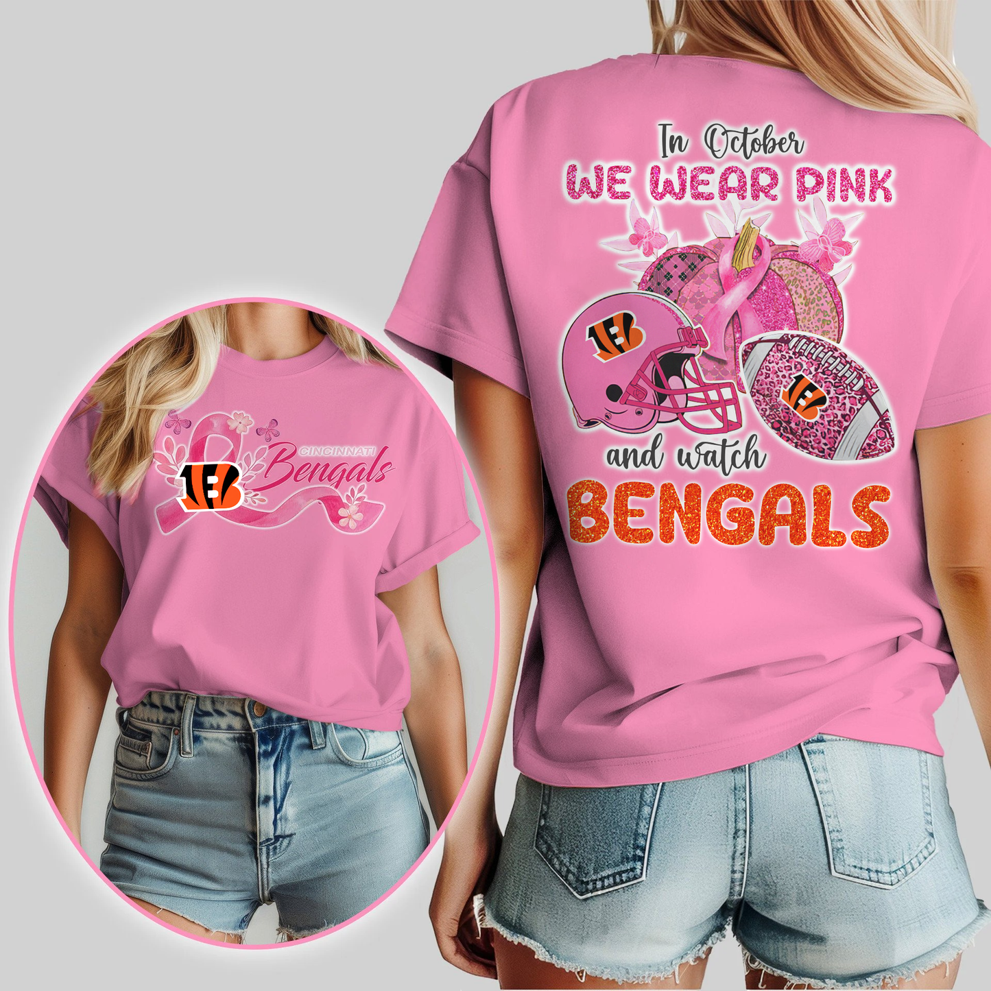 In October We Wear Pink And Watch CB Shirt  300626