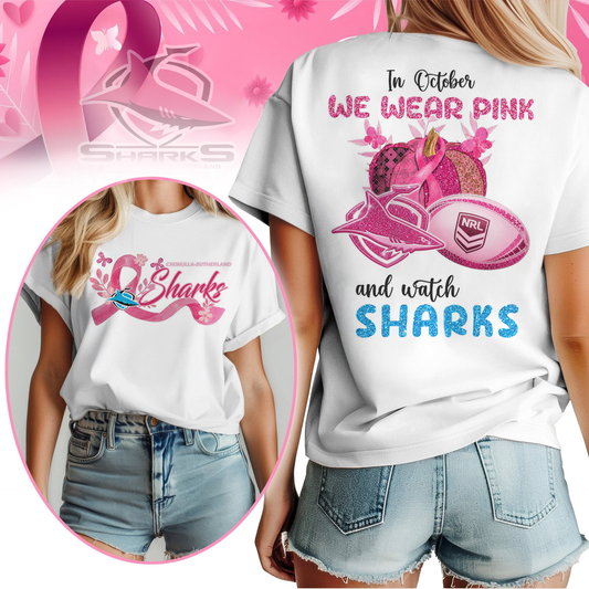 In October We Wear Pink And Watch CSS Shirt