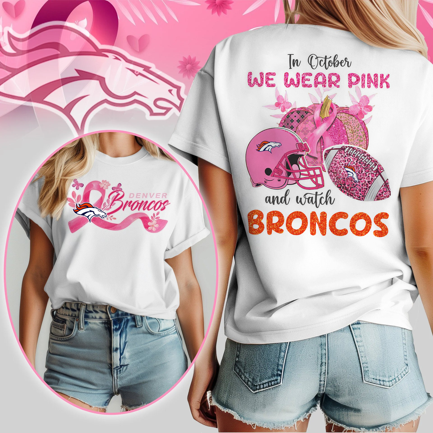 In October We Wear Pink And Watch DB Shirt  300626