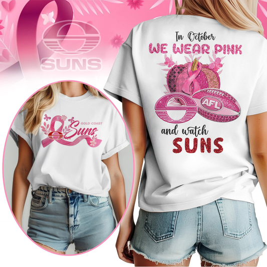 In October We Wear Pink And Watch GCS Shirt
