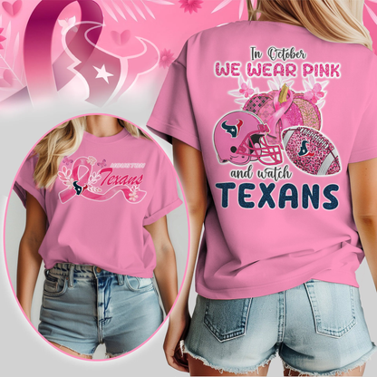 In October We Wear Pink And Watch HT Shirt  300626