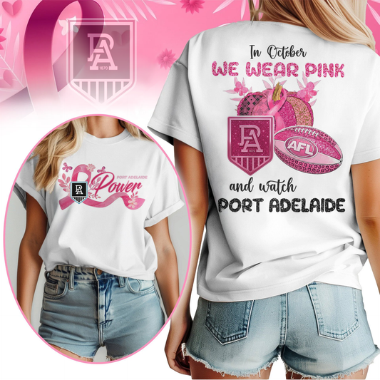 In October We Wear Pink And Watch PA Shirt
