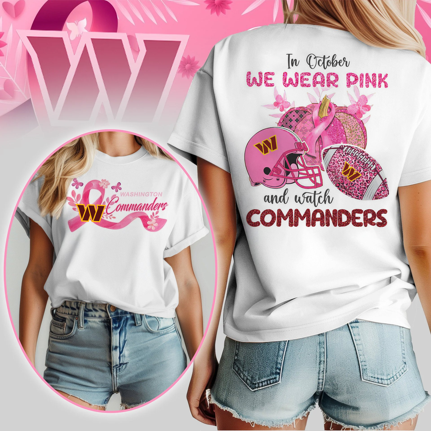In October We Wear Pink And Watch WC Shirt  300626