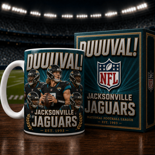 JAC X NFL commemorative ceramic mug 2007