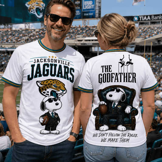 JAC x NFL Premium Funny Football Snoopy The Godfather Rule Maker Game Day 3D Shirt 0307