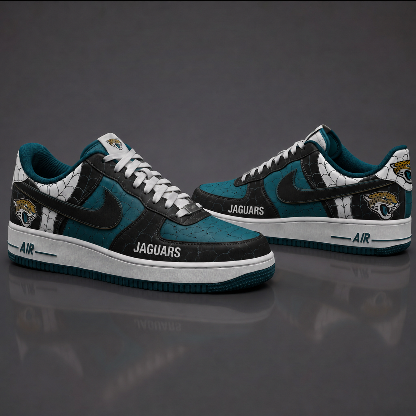 JJ NFL x Spider Premium AF1 Sneakers Limited Edition Gift for Football Fans