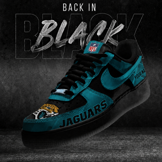 JJ x NFL Back In Black V2 AF1 Sneakers  270626